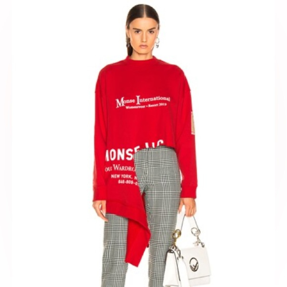 Monse International Asymmetric Sweater